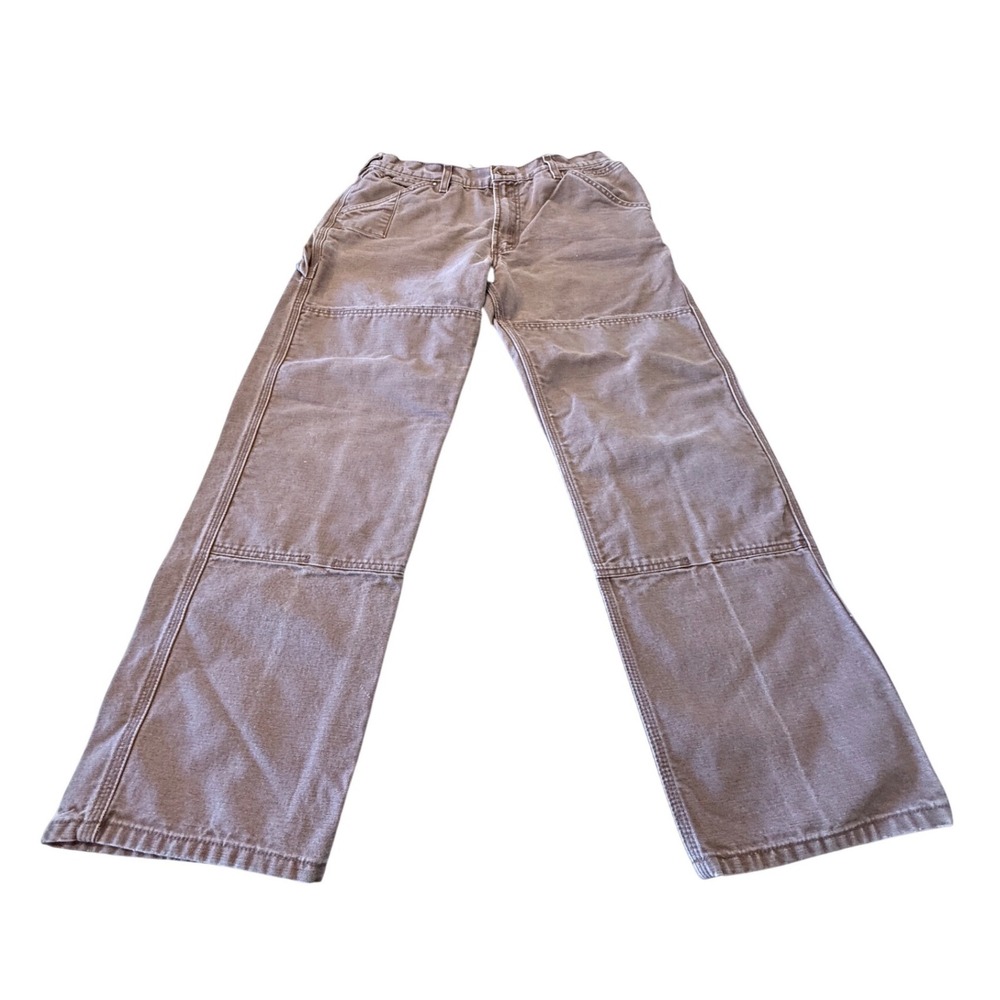 Levis 550 Utility Relaxed Brown Carpenter Pants Double Knee Mens 34x30
